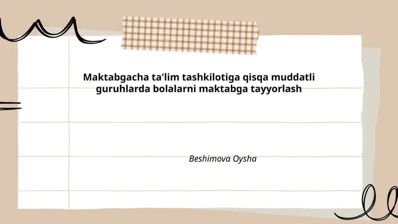 Boshlang'ich matematik tushunchalar