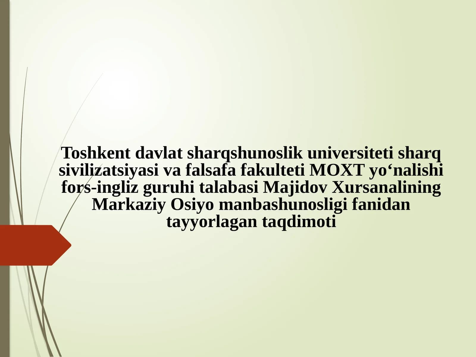 Istaxriyning kitob al-masolik val-mamolik asari