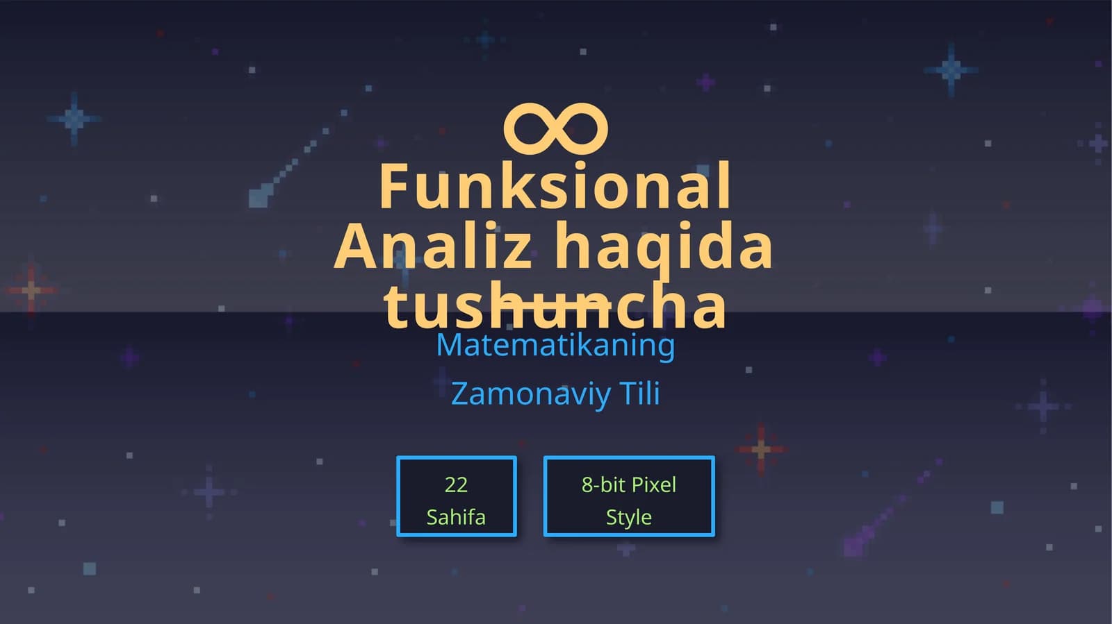 Funksional Analiz haqida tushuncha