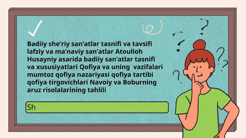 Badiiy Sanʼatlar Tasnifi