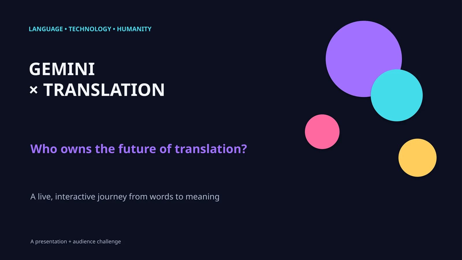 GEMINI× TRANSLATION
