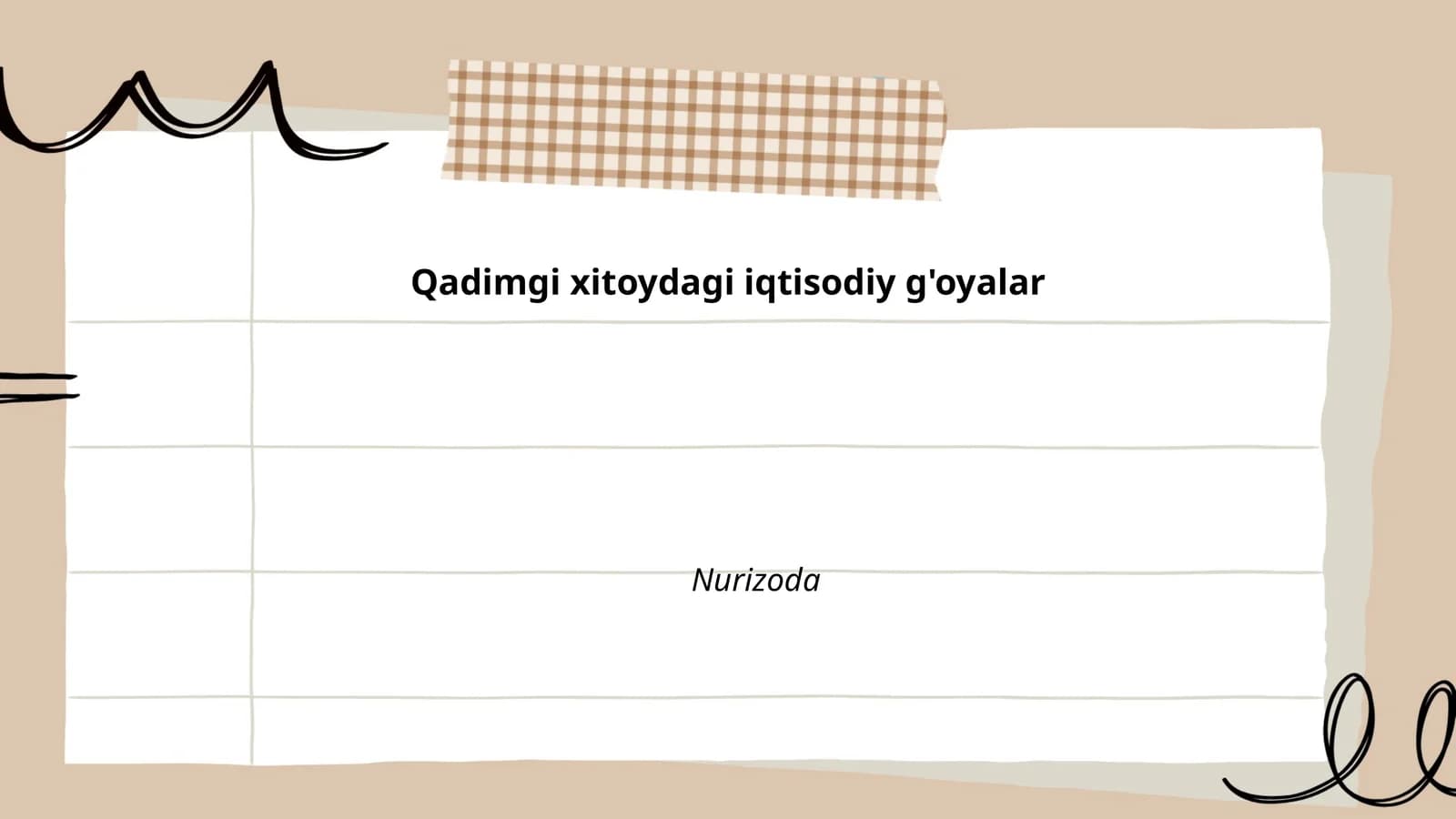 Qadimgi xitoydagi iqtisodiy g'oyalar