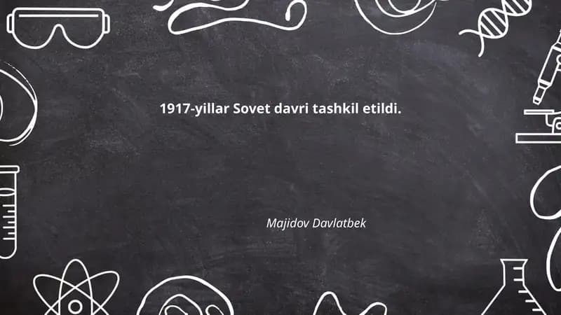 1917-yillar Sovet davri