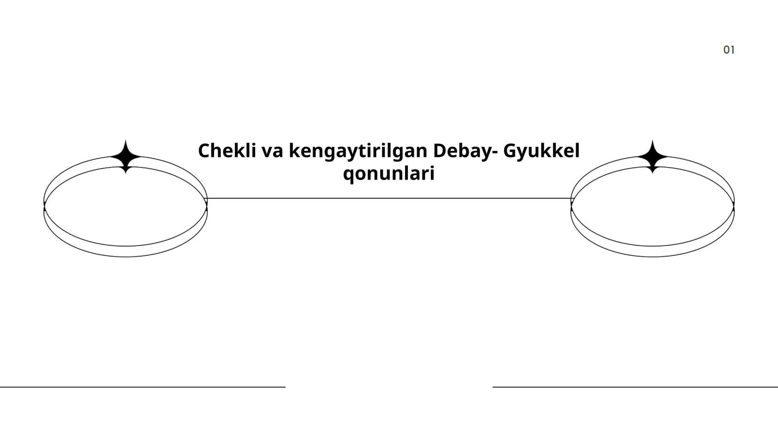 Chekli va kengaytirilgan Debay- Gyukkel qonunlari
