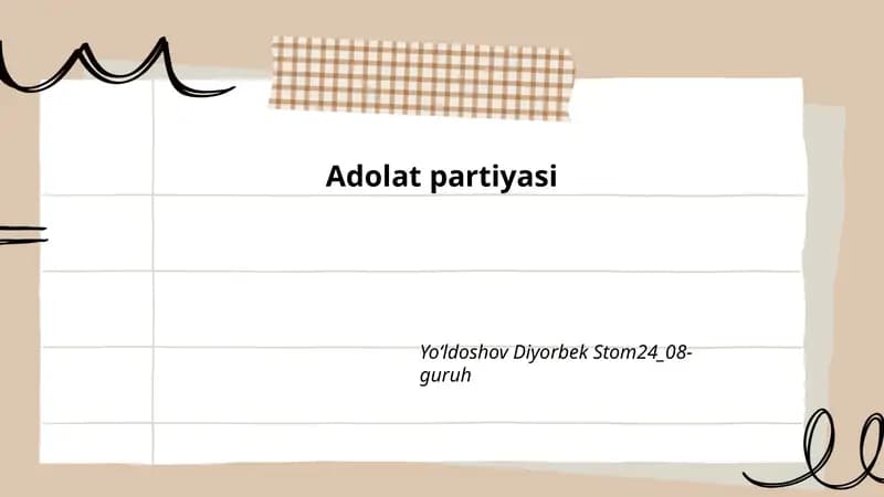 Adolat partiyasi