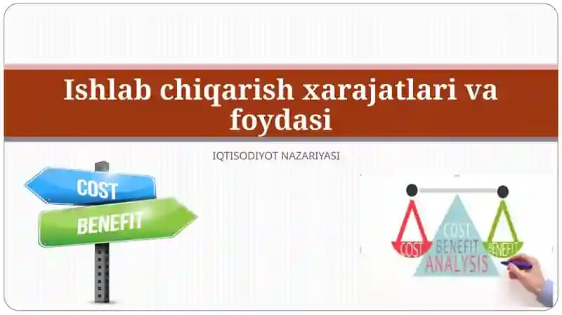 IQTISODIYOT NAZARIYASI