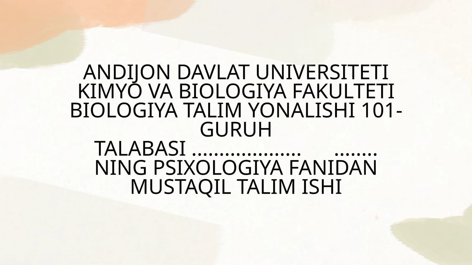 Shaxs va Individuallik