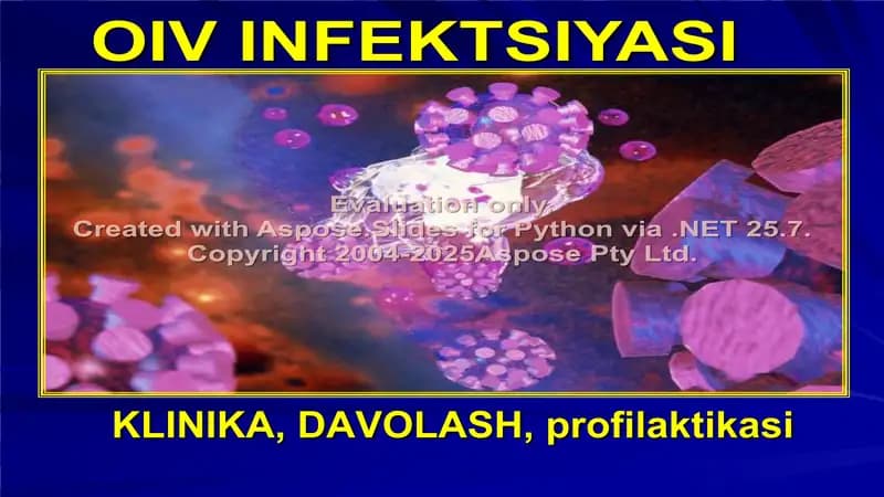 OIV infektsiyasi haqida taqdimot