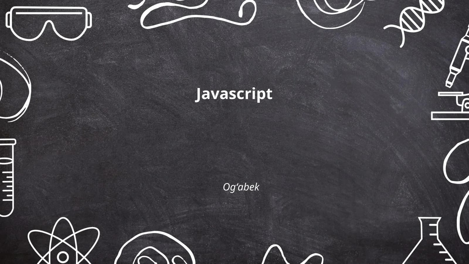 JavaScript asoslari