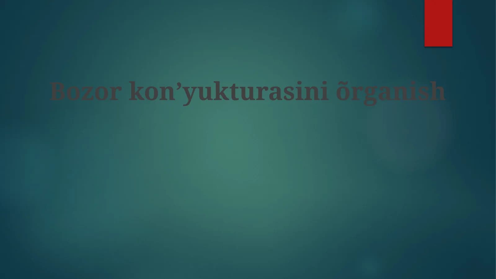 Bozorkon’yukturasiniõrganish