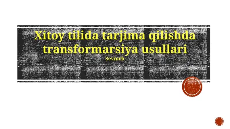 Semantik transformatsiyalar