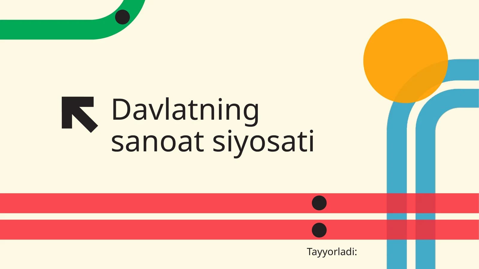 davlatning sanoat siyosati