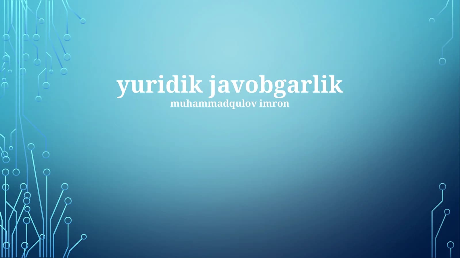 Yuridik javobgarlik
