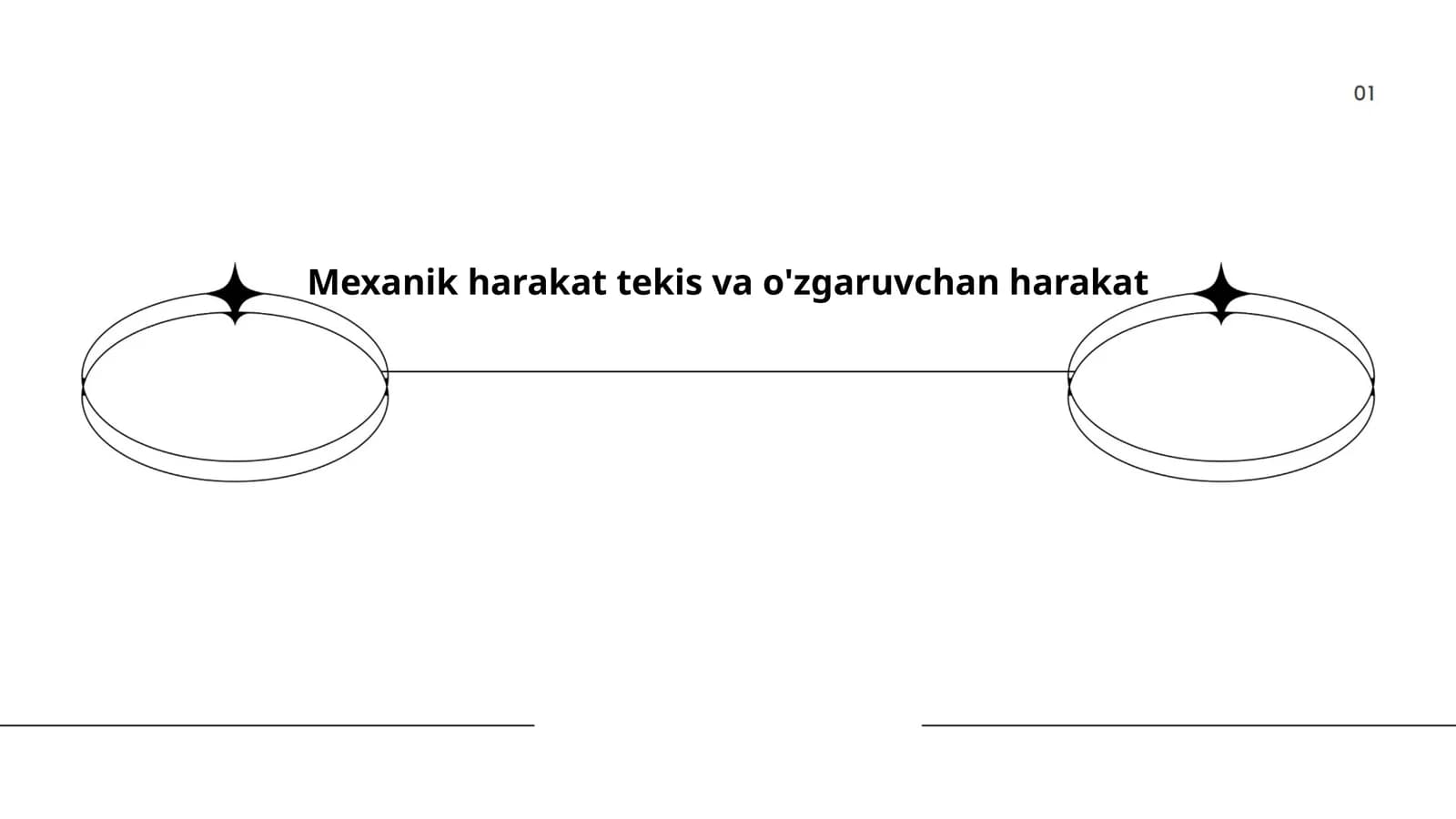 Mexanik harakat tekis va o'zgaruvchan harakat