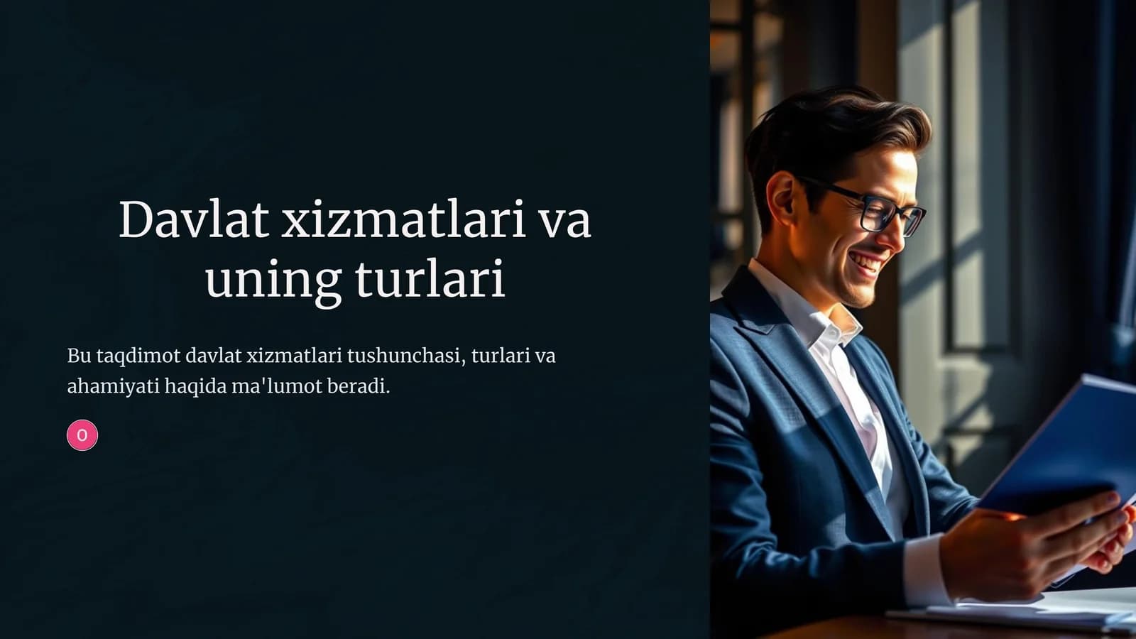 Davlat xizmatlari va uning turlari