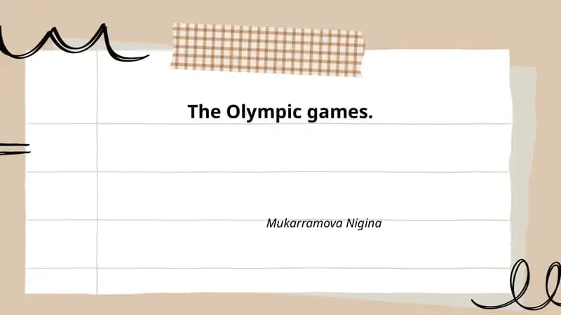 The Olympic Games