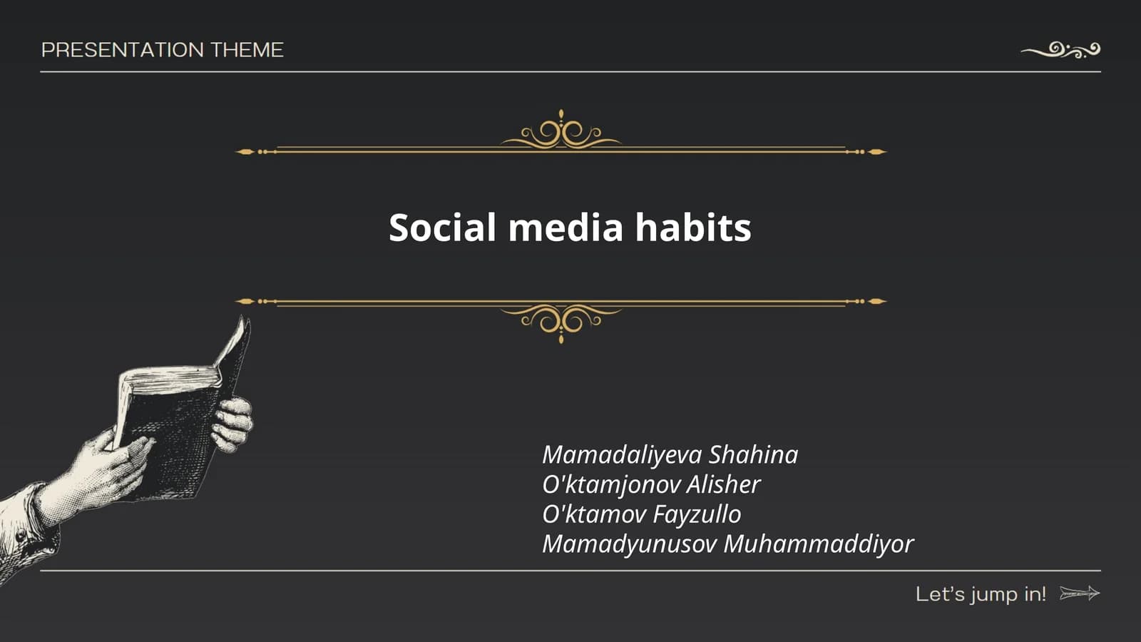 Social media habits
