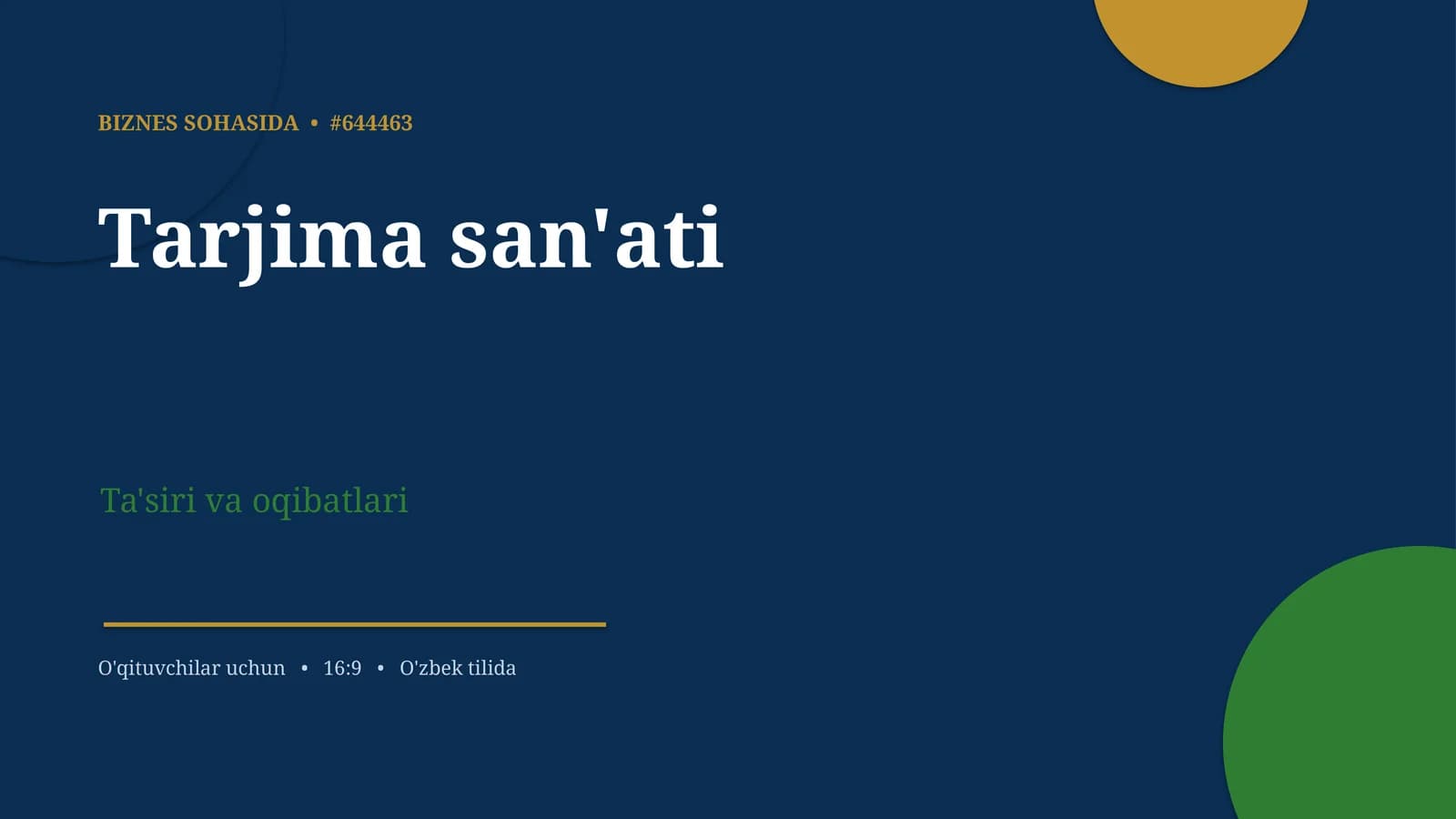 Tarjima san'ati