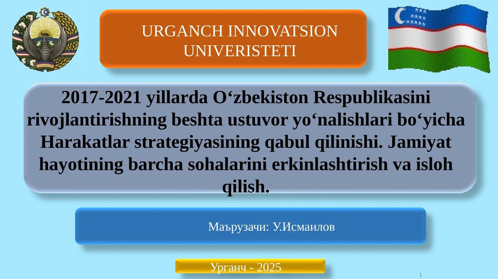 Урганч-2025
