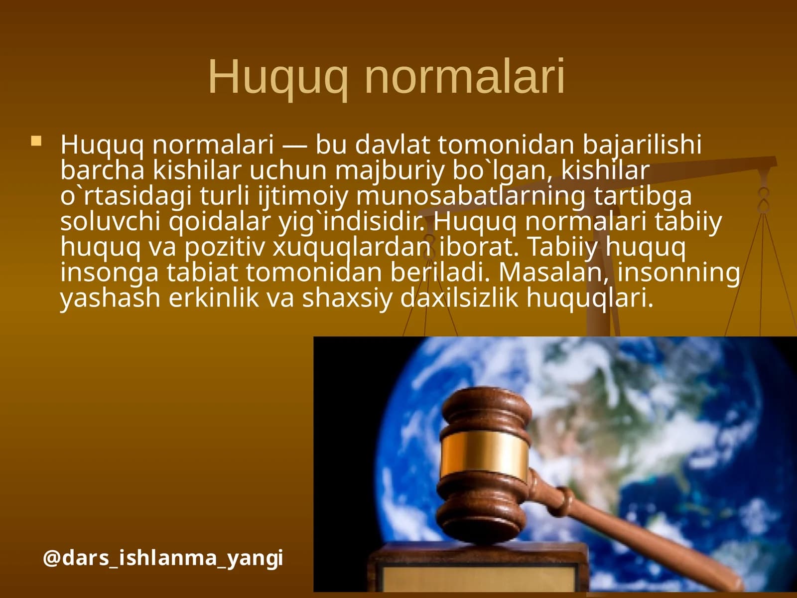 Huquq  normalari