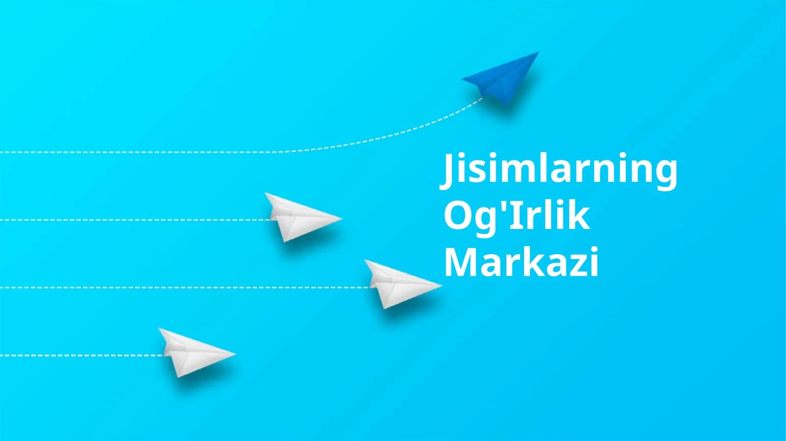 Jisimlarning Og'Irlik Markazi