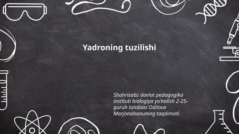 Yadroning tuzilishi