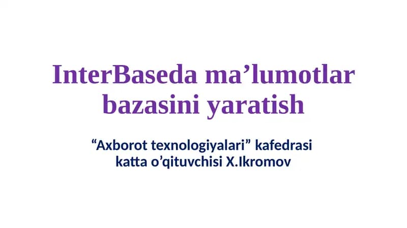 InterBase