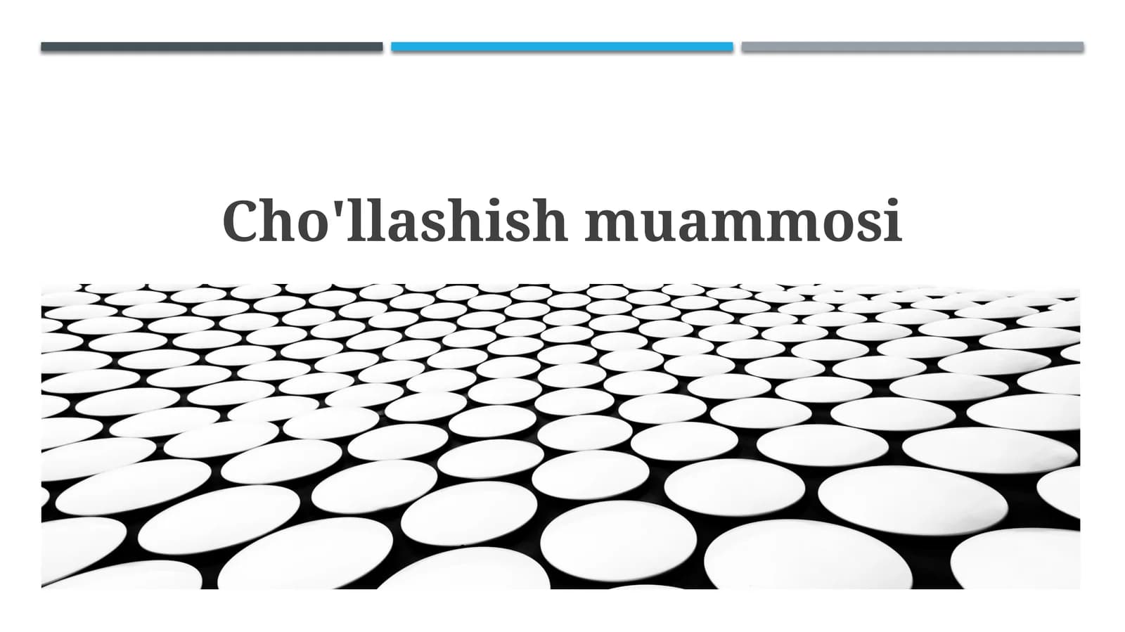 Cho'llashishmuammosi