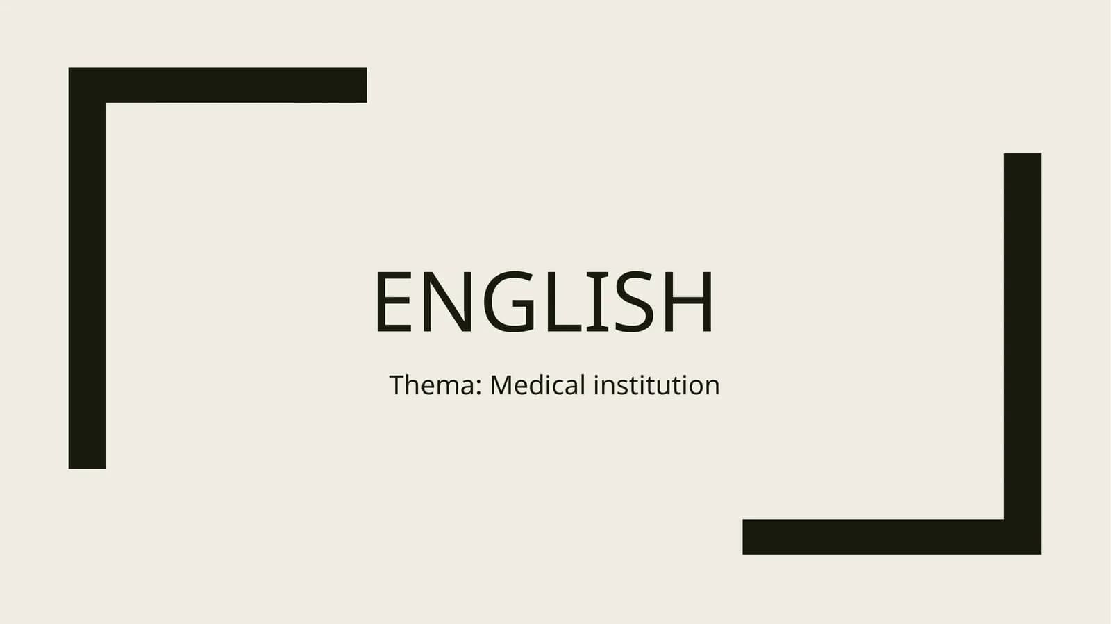 MEDICAL INSTITUTION ANALYSIS
