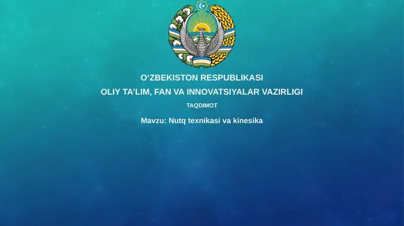 Nutqtexnikasivakinesika