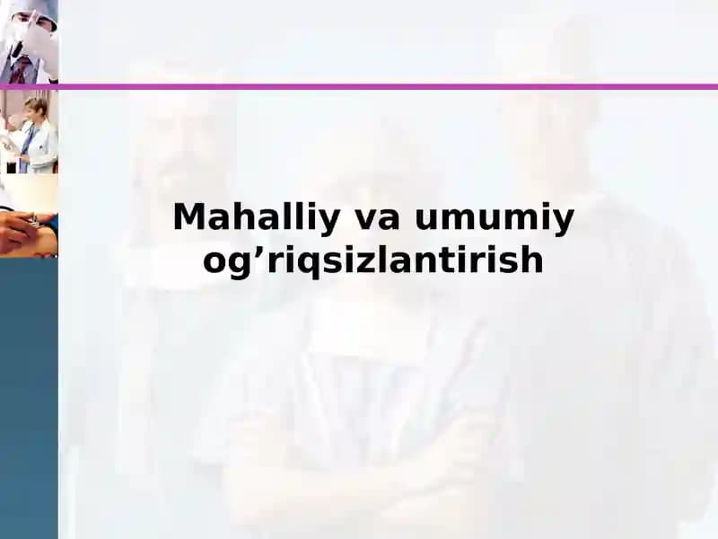Anestiziologiya
