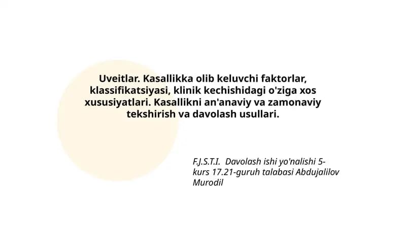 Uveitlar