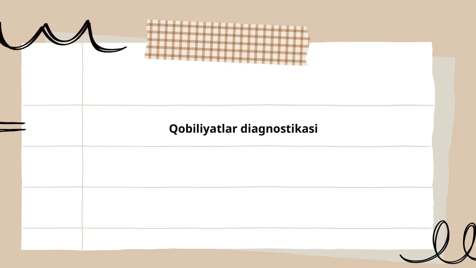 Qobiliyatlar diagnostikasi