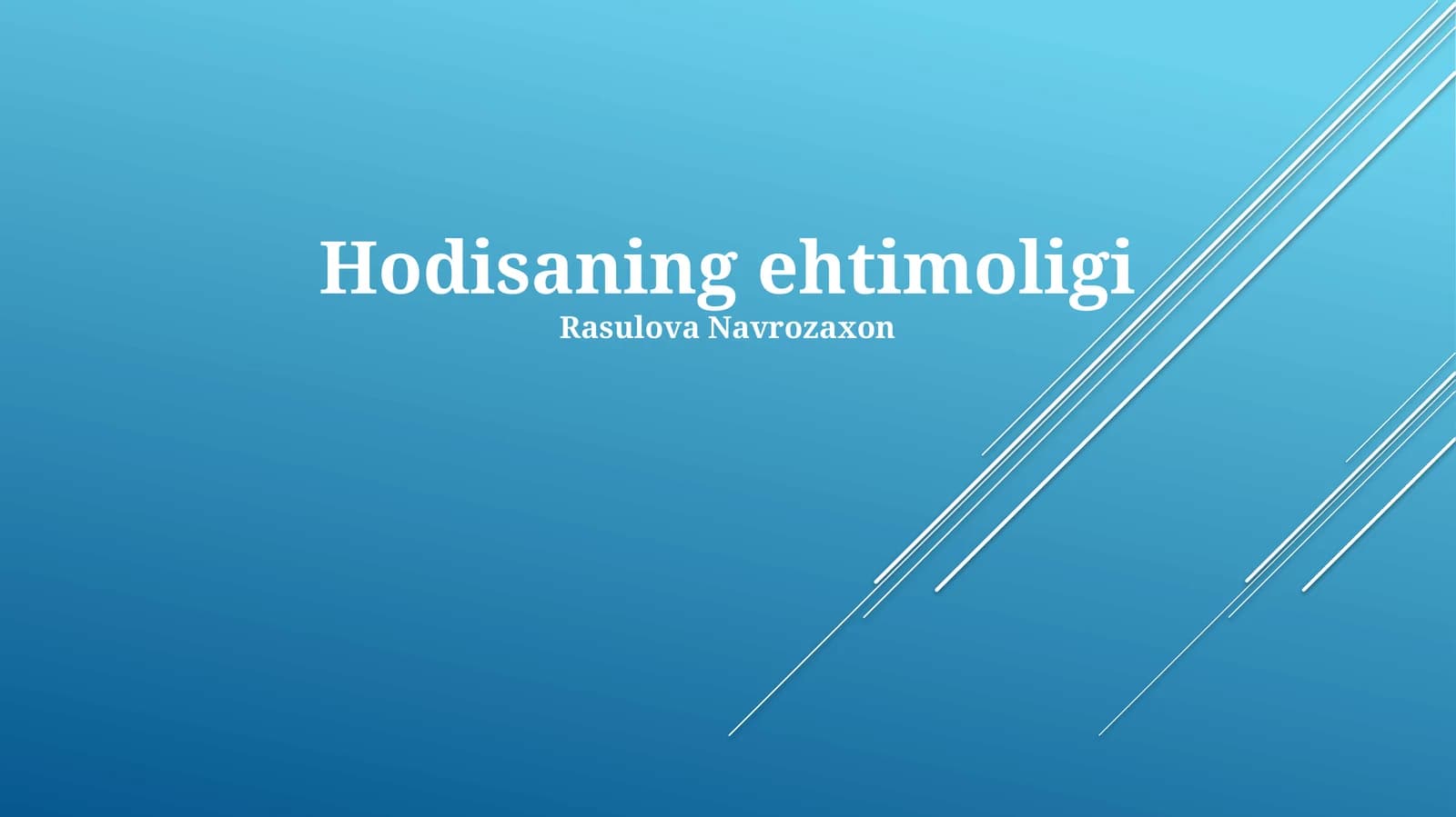 Hodisaning ehtimoligi