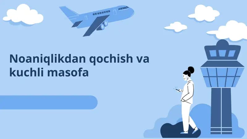 Noaniqlikdan qochish va kuchli masofa