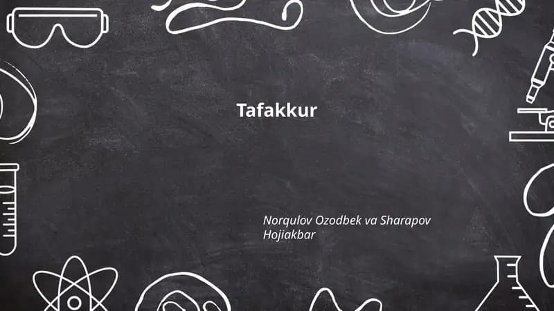Tafakkur