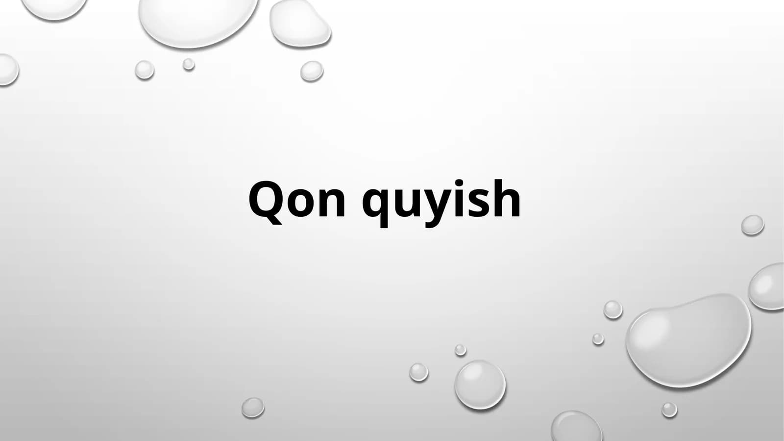 Qon quyish