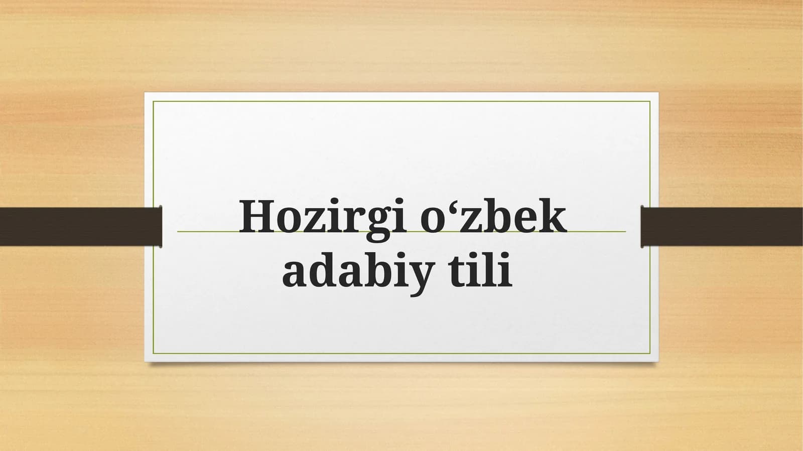 Grammatik kategoriyalar