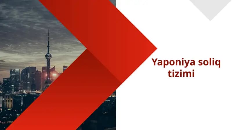 Yaponiya soliq tizimi