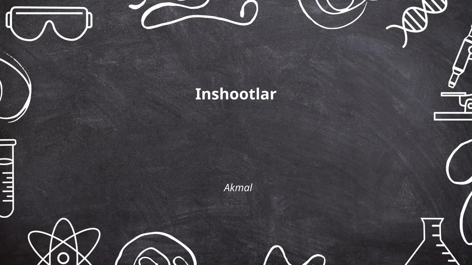 Inshootlar arxitekturasi