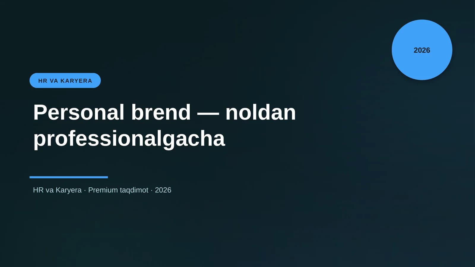 Personal brend — noldan professionalgacha