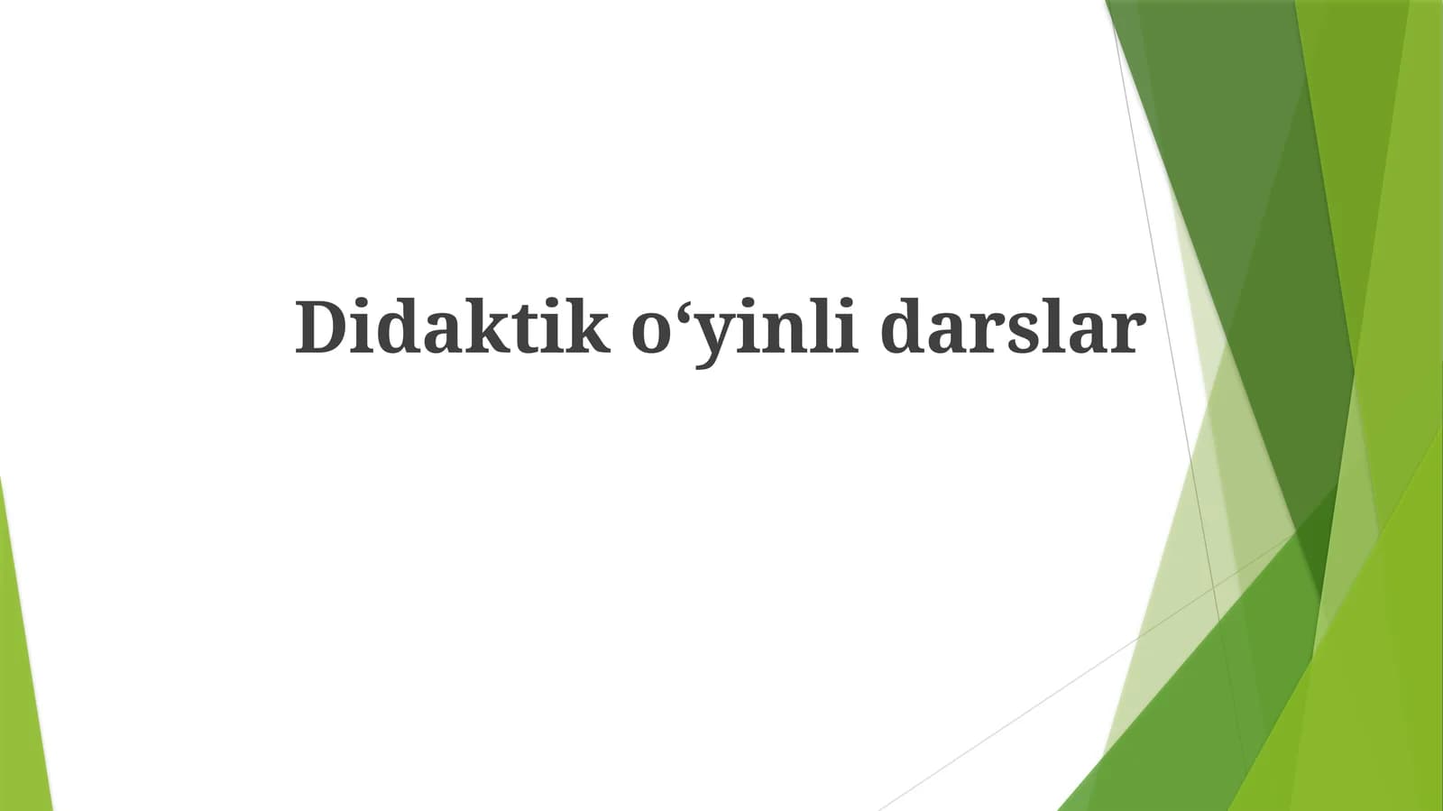 Didaktikoʻyinlidarslar