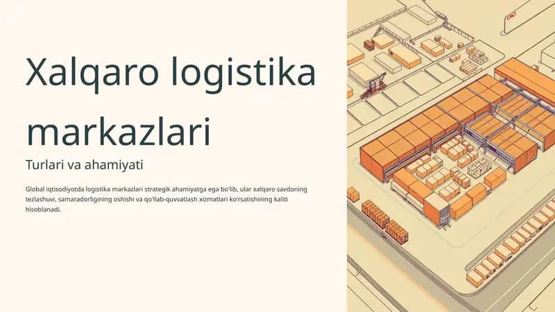 Xalqaro logistika markazlari