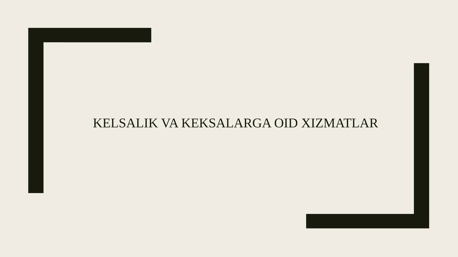 Keksalik va keksalar