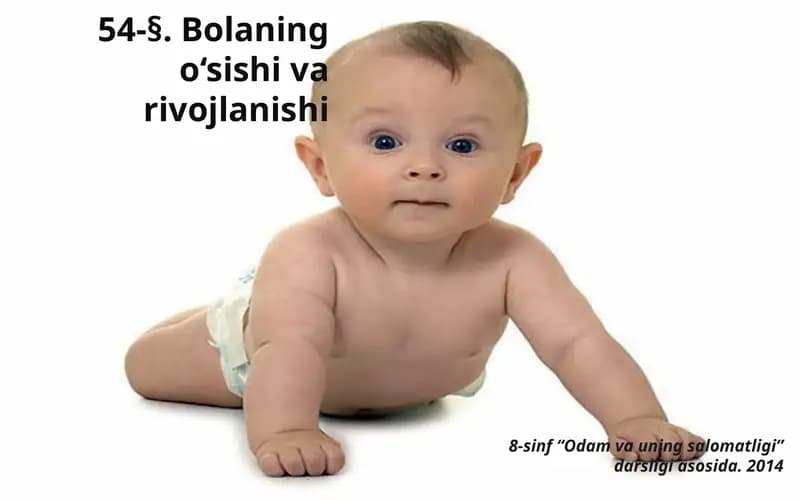 Bolaning o‘smirlik davri