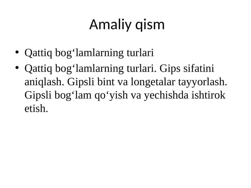 Qattiq bog‘lamlarning turlari