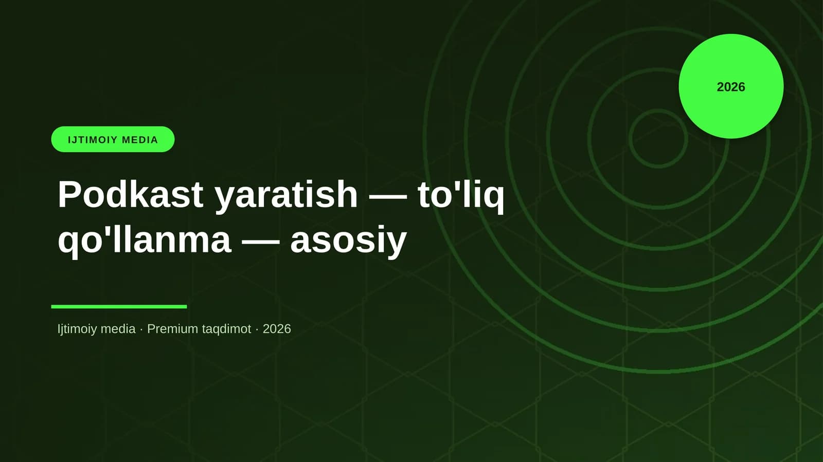 IJTIMOIY MEDIA