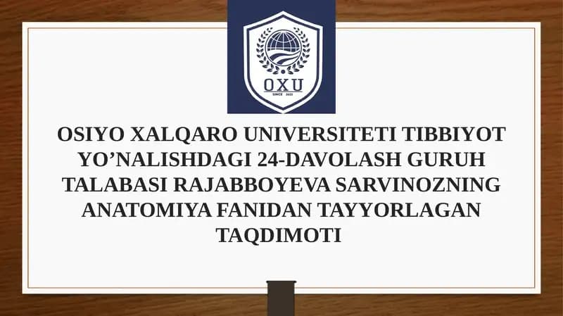 Gipotalamus o'zaklari va klinik ahamiyati