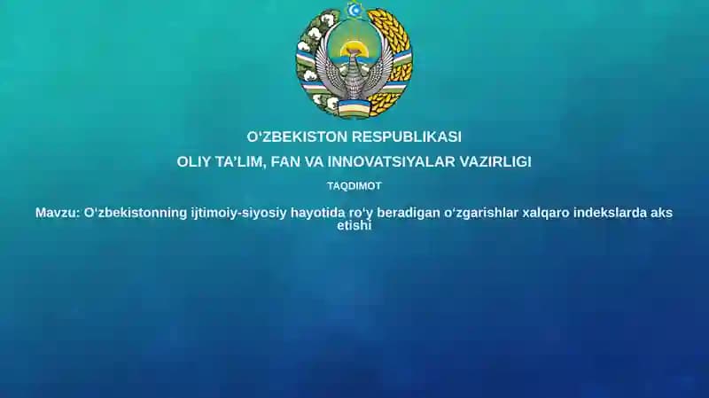 Oʻzbekistonning ijtimoiy-siyosiy hayoti