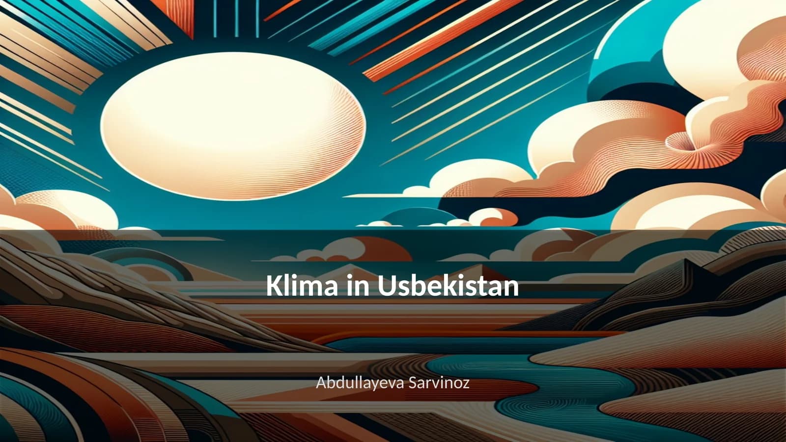 Klima in Usbekistan